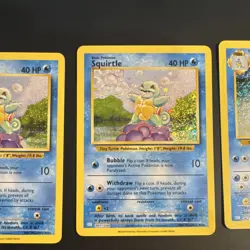 Pokemon TCG 2023 PTCG Classic Squirtle & Wartortle Holo 4 Card Lot - Image 3