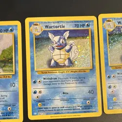 Pokemon TCG 2023 PTCG Classic Squirtle & Wartortle Holo 4 Card Lot - Image 4