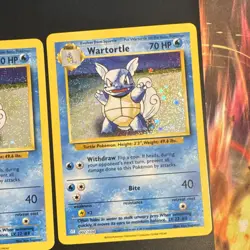 Pokemon TCG 2023 PTCG Classic Squirtle & Wartortle Holo 4 Card Lot - Image 5