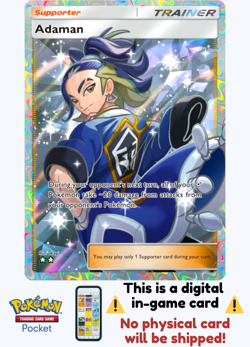 [Not Physical] Pokemon TCG Pocket - Adaman Full Art ⭐⭐ - English - Image 1