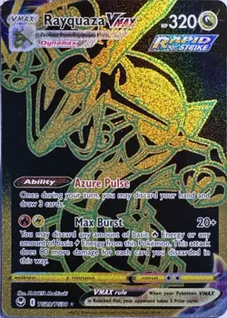 Rayquaza VMAX TG29/TG30 Secret Rare Silver Tempest Trainer Gallery Pokemon MP - Image 1