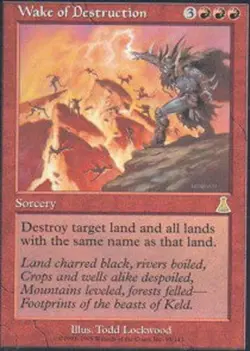 1 x Wake of Destruction - Urza's Destiny - Light Play - MTG - Image 1