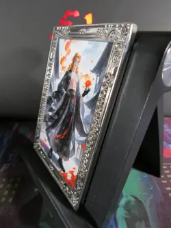 Kyojuro Rengoku Diamond Card Rare Card Demon Slayer Anime Collectible - Image 2