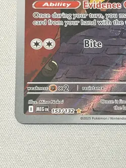 Pokemon TCG Gumshoos Illustration Rare Card #153/132 Mega Evolutions - Image 5