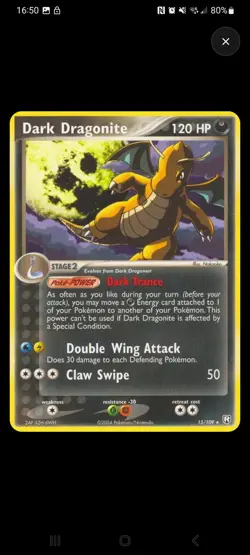 Dark Dragonite 15/109 Non-Holo Card Team Rocket Returns Pokemon TCG - Image 1