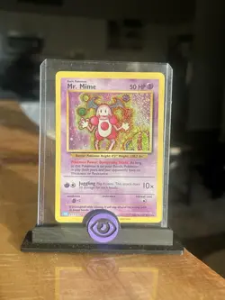Mr. Mime 013/034 Trading Card Game Classic Holo. Vintage Pokemon Card - Image 1