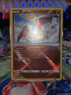 Radiant Charizard Crown Zenith Reverse Holo Card 020/159 Near Mint NM Condition - Image 1