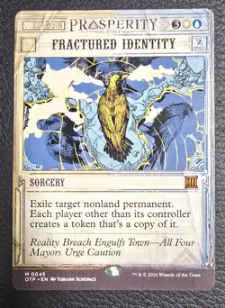 Fractured Identity MTG Outlaws of Thunder Junction: Breaking News Regular - Image 1