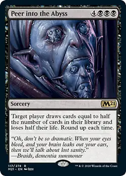 MTG - Peer into the Abyss, Core Set 2021 - Image 1