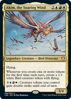 MTG - Akim, the Soaring Wind - Collector Pack Exclusive, Commander 2020 - Image 1