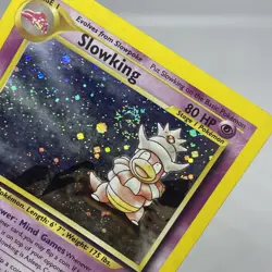 Pokemon TCG Slowking Neo Genesis 14/111 Unlimited Holo Swirl Rare MP WOTC - Image 4