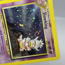Pokemon TCG Slowking Neo Genesis 14/111 Unlimited Holo Swirl Rare MP WOTC - Image 5