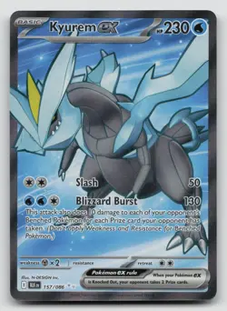 Pokemon Kyurem ex 157/086 Holo Special Art Rare SV11B Black Bolt - Image 1