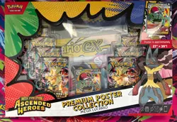 Pokemon Ascended Heroes Premium Poster Collection Mega Lucario - New & Sealed - Image 1