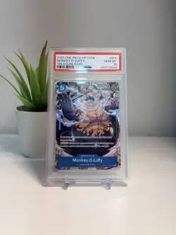 2025 One Piece Monkey D. Luffy Treasure Rare #OP11-058 PSA 10 GEM MINT - Image 1