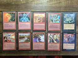 10 -Rare - Red- Ice Age - From Card collection - Magic the Gathering - Image 1