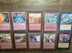 10 -Rare - Red- Ice Age - From Card collection - Magic the Gathering - Image 2