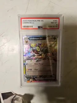 Pokemon TCG Umbreon EX 60/131 Double Rare Holo Card Prismatic Evolutions PSA 8🔥 - Image 1
