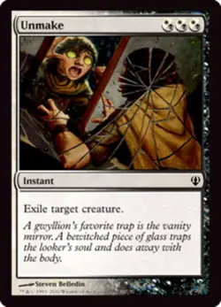 1 x Unmake - Archenemy (2010) - Light Play - MTG - Image 1