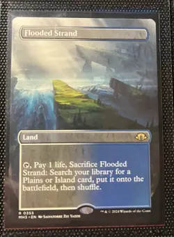 MTG Flooded Strand Modern Horizons 3 353 Borderless - Image 1