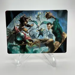 Behold the Sinister Six! 7/54 Art Series Gold Stamped Signature Spider-Man MTG - Image 1