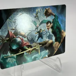 Behold the Sinister Six! 7/54 Art Series Gold Stamped Signature Spider-Man MTG - Image 3