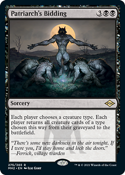 MTG - Patriarch's Bidding, Modern Horizons 2 - Image 1