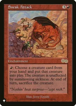 MTG - Sneak Attack - The List, The List - Image 1
