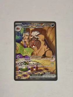 Pokemon TCG Arven's Mabosstiff EX 235/182 Sv10: Destined Rivals SIR NM M - Image 2