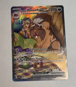 Pokemon TCG Arven's Mabosstiff EX 235/182 Sv10: Destined Rivals SIR NM M - Image 3