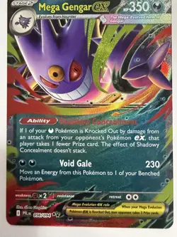 Mega Gengar ex - 056/094 - Phantasmal Flames - Pokemon TCG - NM - Image 1
