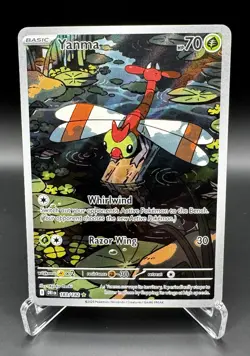 Pokemon TCG Yanma 183/182 - Destined Rivals Illustration Rare NM - Image 1