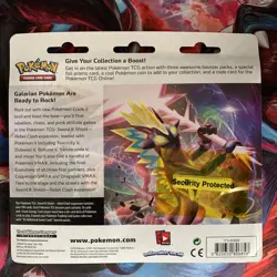 Pokemon Sword and Shield Rebel Clash 3 Pack Blister Booster - Rayquaza Promo - Image 3