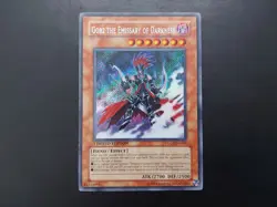 Yugioh - Gorz the Emissary of Darkness DLG1-EN000 Secret Rare Promo - Image 1