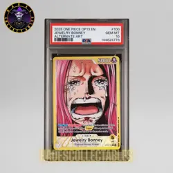 One Piece CCG Op13-100 Jewellery Bonney Alt Art Carrying On His Will PSA 10 - Image 1