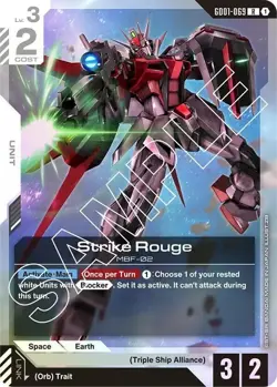 🔥Gundam Card Game Strike Rouge - Newtype Rising (GD01) Near Mint🔥 - Image 1