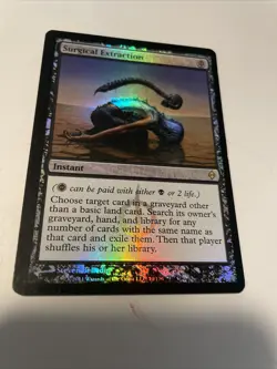 Surgical Extraction – FOIL New Phyrexia MTG Card LP - Image 3
