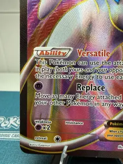 Pokemon Card Mew EX 120/124 Dragons Exalted Full Art Ultra Rare Holo 2012 - Image 5