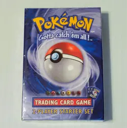 Pokemon 2-Player Starter Base Set Theme Deck WOTC 1999 TCG Factory SEALED - Image 1