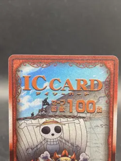 Thousand Sunny One Piece Japanese Not For Sale RED IC CARD Berry Match IC - Image 2
