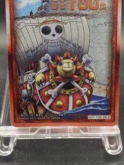Thousand Sunny One Piece Japanese Not For Sale RED IC CARD Berry Match IC - Image 3