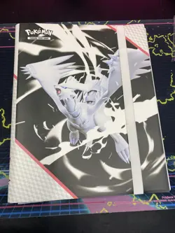 Pokemon TCG Card WHITE FLARE Binder - BINDER ONLY - Empty Holds 360 Cards - Image 1