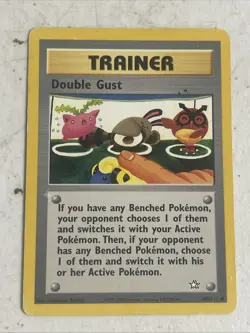 Pokemon Neo Genesis Unlimited Card Trainer Double Gust 100/111 - Image 1