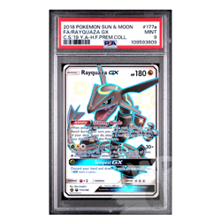 Pokemon Card Rayquaza GX Hidden Fates Promo 177a/168 ENG - PSA 9 MINT - Image 1