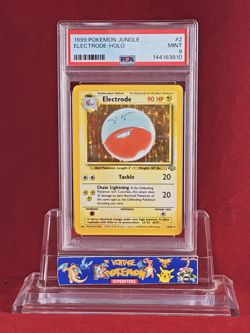 1999 Pokemon Jungle ELECTRODE Holo Card #2 PSA 9 Freshly Graded - Image 1