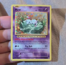 Pokemon Mew Holo Rare Evolutions 53/108 2016 Basic Psychic 40 HP - Image 1
