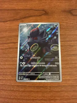 Pokemon Zorua 075/064 Illustration Rare Holo Shrouded Fable TCG NM - Image 1