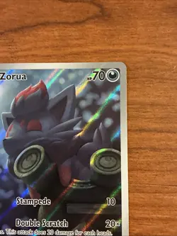 Pokemon Zorua 075/064 Illustration Rare Holo Shrouded Fable TCG NM - Image 3