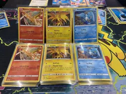 45 Legendary Birds Bulk Lot Zapdos Moltres Articuno Cosmos Holo Rare Pokemon TCG - Image 1