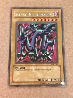 Yugioh Serpent Night Dragon MRL-103 OG Print - Secret Rare - Image 1